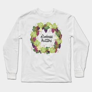 Kindness Matters - Grape Vines Long Sleeve T-Shirt